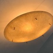 Mid-century minimalist fiberglass ceiling light, 1960s