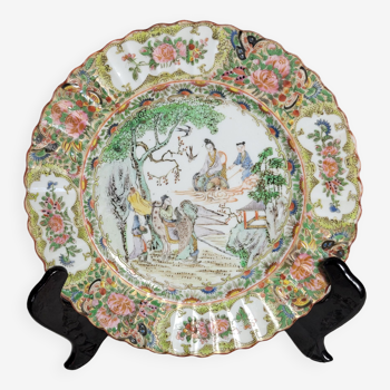 Assiette Chinoise Porcelaine De Canton