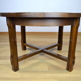 Round table / vintage oval in Aranjou elm