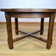 Table ronde extensible vintage en orme aranjou