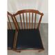 4 Scandinavian teak chairs with slats from the 1960s.