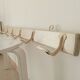 Vintage school coat rack from the 60s/70s