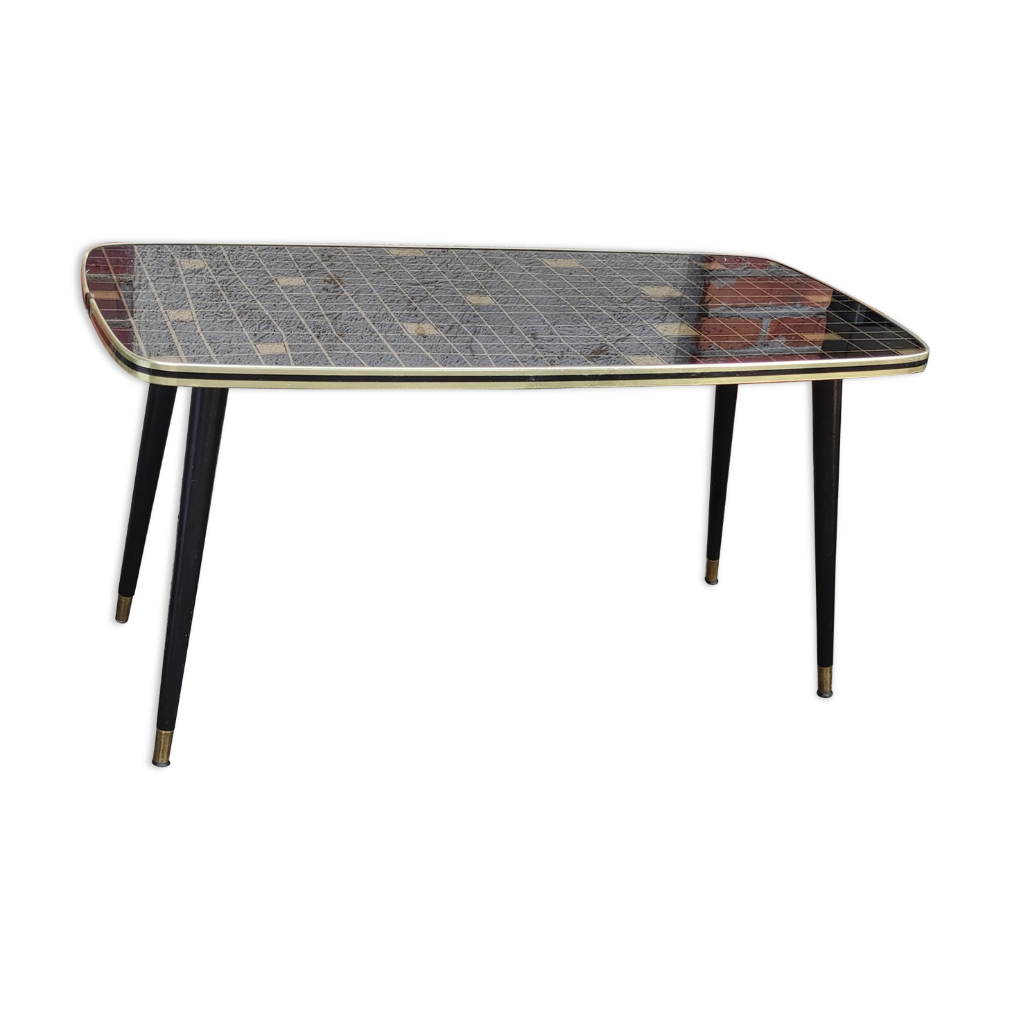 Table basse design années 1960