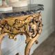 Regency console with a dragon, carved and gilded wood, Paris circa 1720
