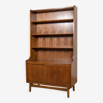 Mid-Century Walnut Shelf by Johannes Sorth for Bornholm, 1960s