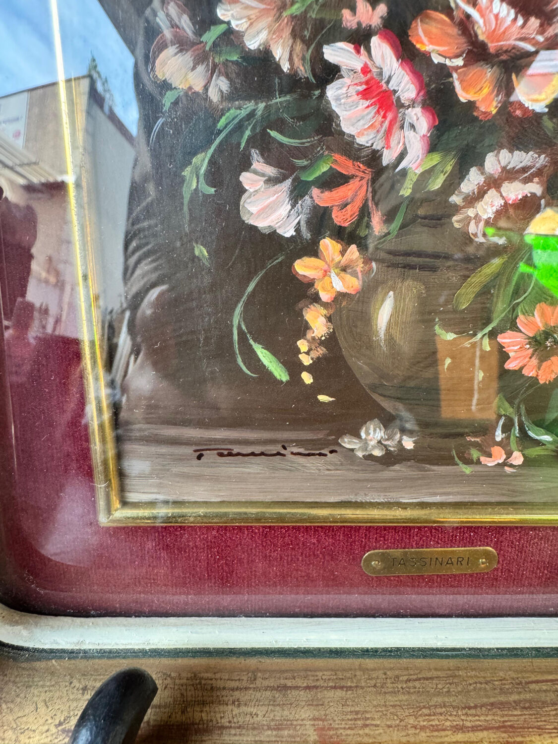 Oil on panel signed Gino Tassinari (1920-2001) Still life