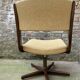 Vintage Scandinavian style swivel office chair