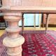 Large table / antique desk in chestnut – light patina