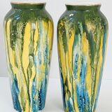 Pair of art deco vases