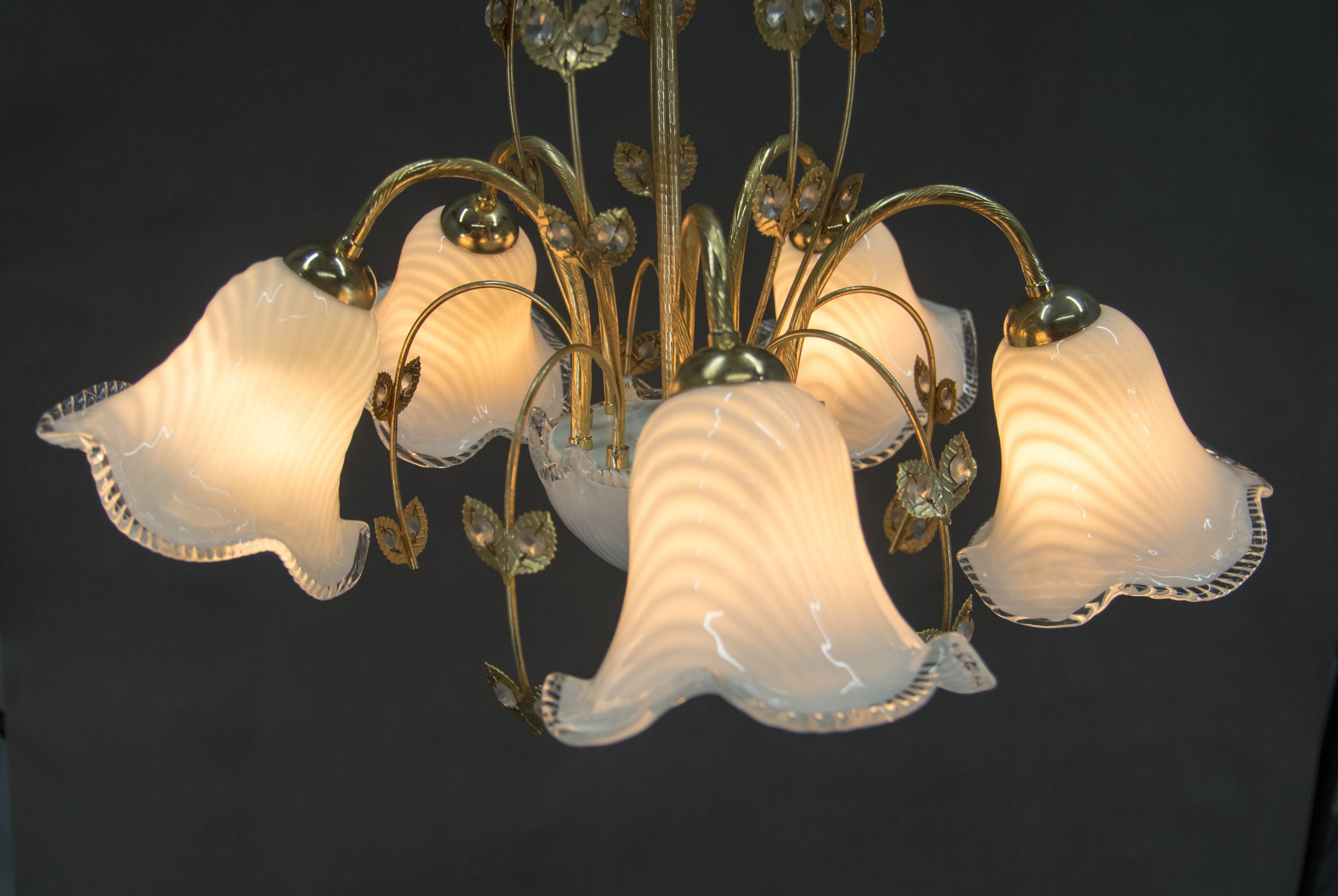 Murano Glass Chandelier, Italy, 1990s