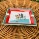 Hermès ashtray hunting scene pattern