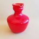 Opalina Fiorentina pitcher in blown red opaline