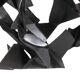 Jean Campa. Abstract sculpture in patinated iron. 1980s.
