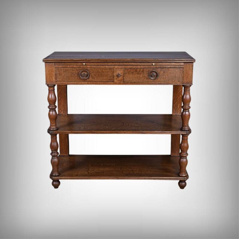 Oak sideboard, Louis-Philippe style – Late 19th century