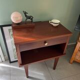 Vintage wooden bedside table