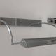 Pair of vintage adjustable wall lights, chrome metal, France 1970.