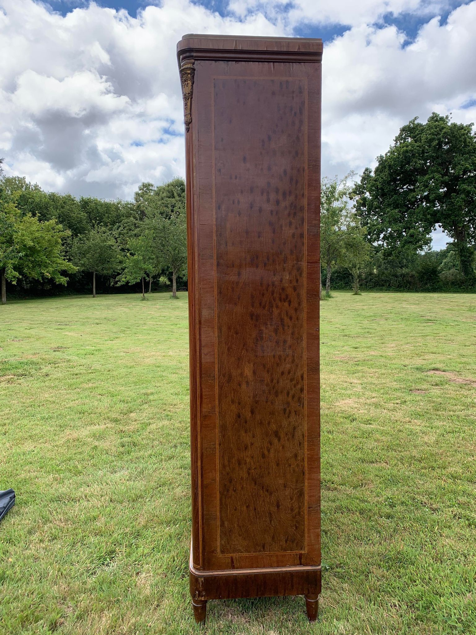 Armoire 1900 avec miroir style Louis XVI