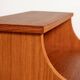 Swedish Teak and Beech Bedside Table by AB Carlström & Co Möbelfabrik, 1960