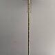 Floor lamp in faux-bamboo style, made of bronze and brass by Jacques Adnet
