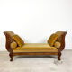 Antique french empire daybed with original velvet upholstery