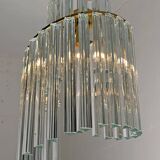 Pia Guidetti Crippa Mid-Century Modern Italian Murano Chandelier for Lumi