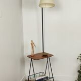 Floor lamp tablet and magazine holders 60s