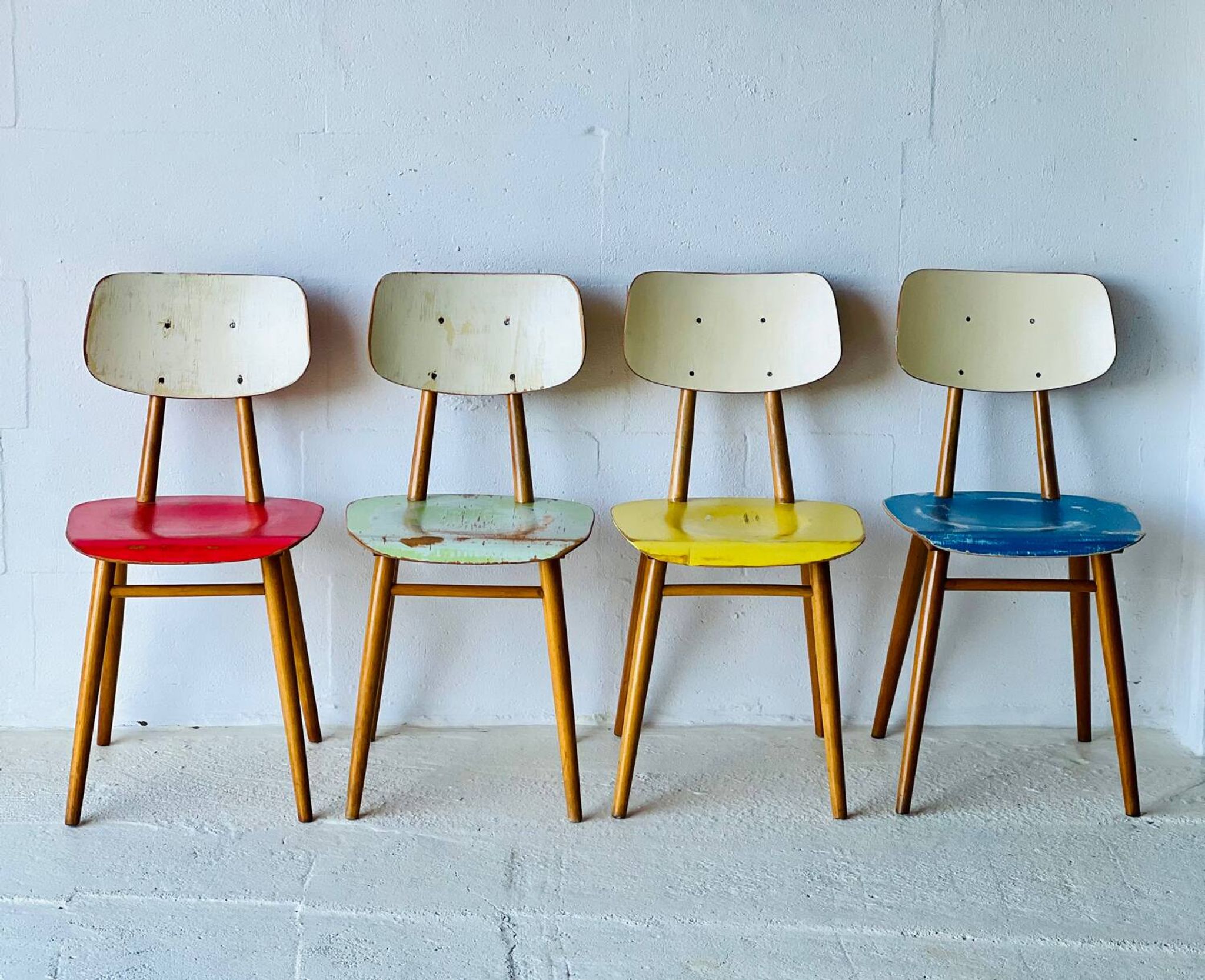 Bistro chairs from TON, 1960s