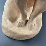 Édouard marcel sandoz (1881-1971) fennec assis, the model created in 1921
