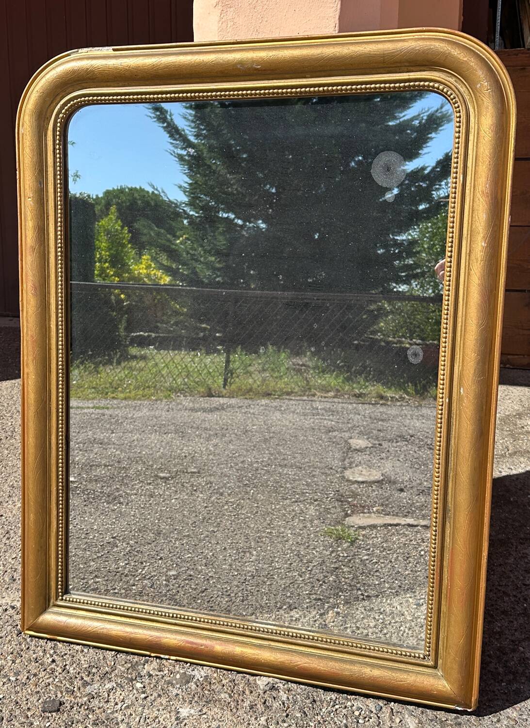 Large gilded mirror - Louis Philippe