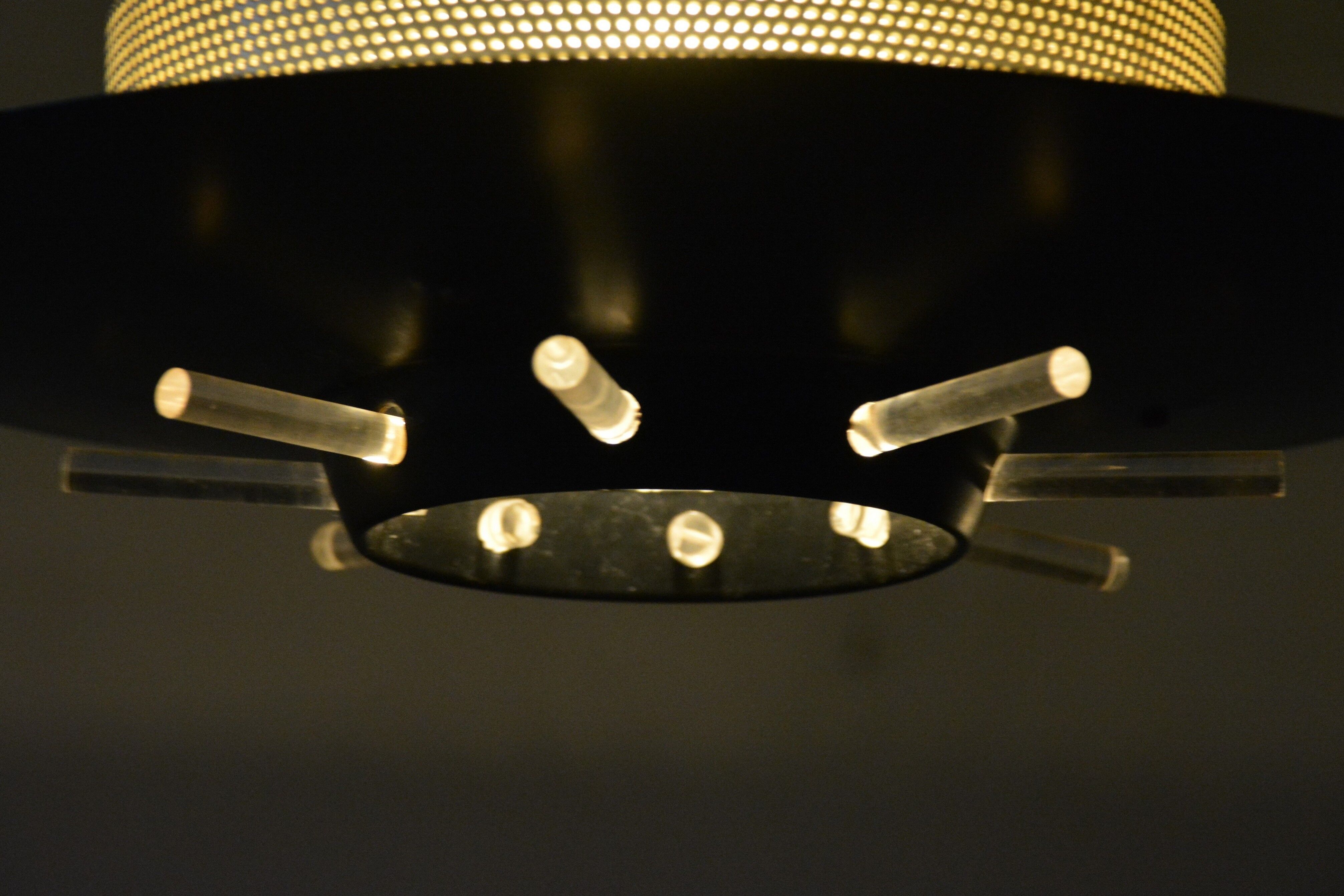 Pendant lamp by Hiemstra Perfolux 50s