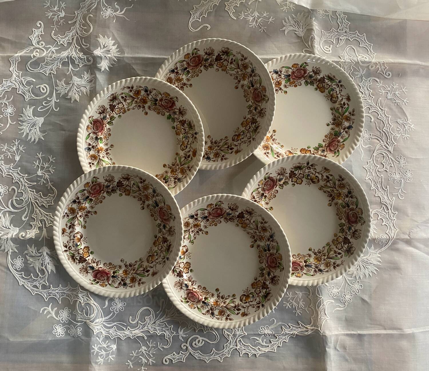 Set of 6 dessert plates Johnson Bros