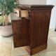 19th century solid wood bedside table