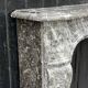 Louis XV fireplace in grey Saint Anne marble, 18th century.