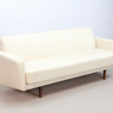 Vintage white Danish design sofa bed