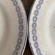 Dessert plates in earthenware from Creil and Montereau Reuil service.