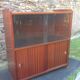 Vintage library in low teak