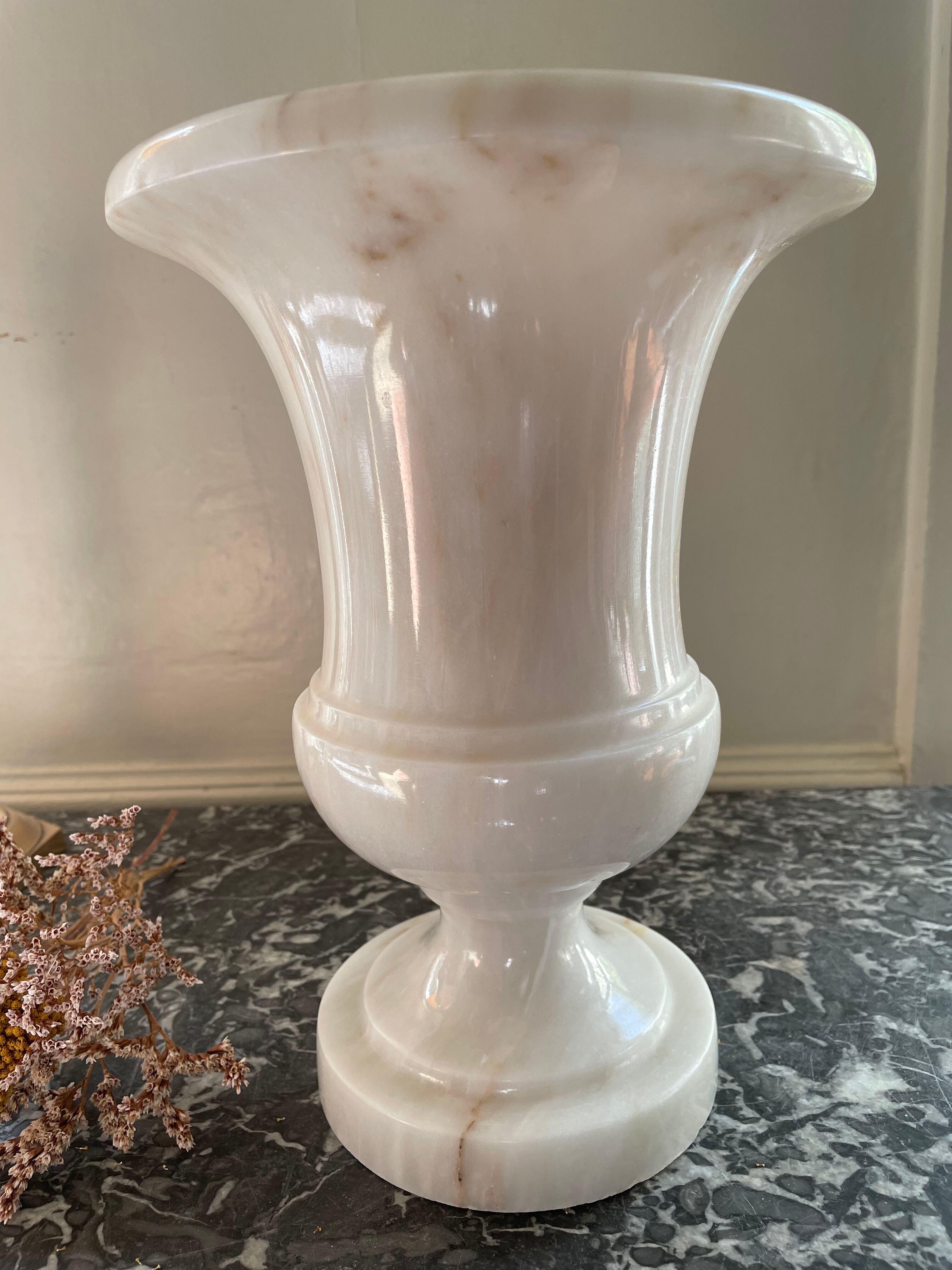 Medici vase in white marble