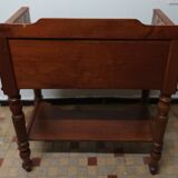 Old wooden and marble dressing table