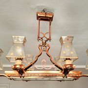 Lustre rectangulaire 8 feux