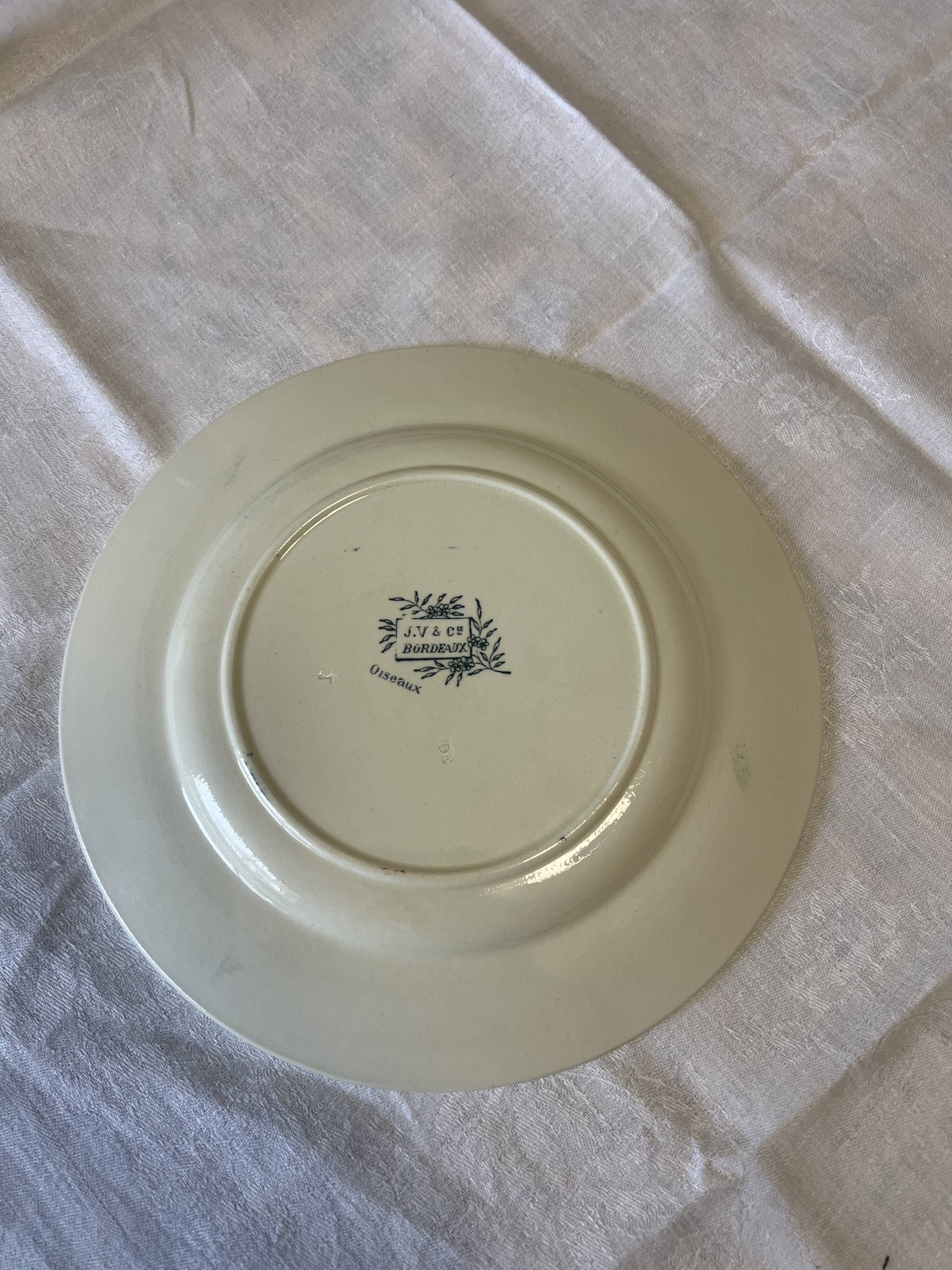 Jules Vieillard Bordeaux flat plate
