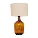 Lamp dame Jeanne and woven jute