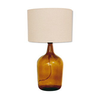 Lamp dame Jeanne and woven jute