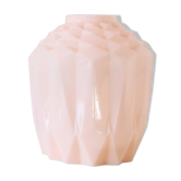 Art Deco vase in powder pink opaline, 1920