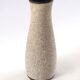 1950s vase, rosebuds and sandblasted appearance