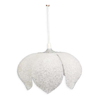 White perspex flower suspension