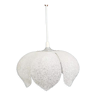 White perspex flower suspension
