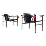 Pair of Cassina LC1 Chairs – Le Corbusier