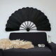 Large dark fan weft - 168 cm