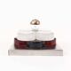 Brutalist glass wall sconce by Albano Poli for Poliarte, Italy 1970's