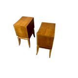Pair of light wood bedside tables 1950